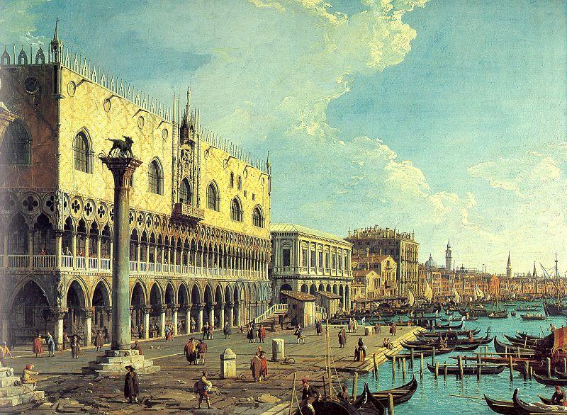 Canaletto Riva degli Schiavoni- Looking East China oil painting art