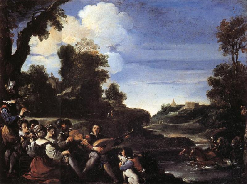 GUERCINO Concert Champetre China oil painting art