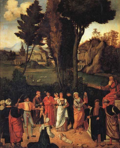 Giorgione THe Judgment of Solomon China oil painting art