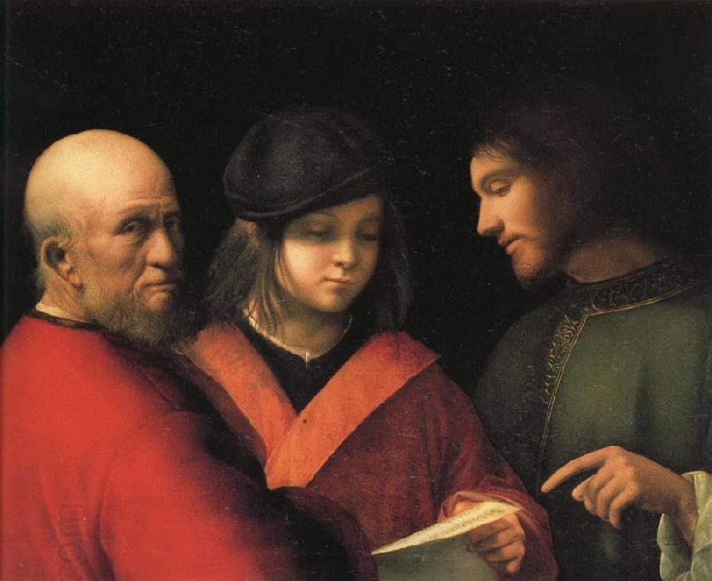 Giorgione The Singing Lesson