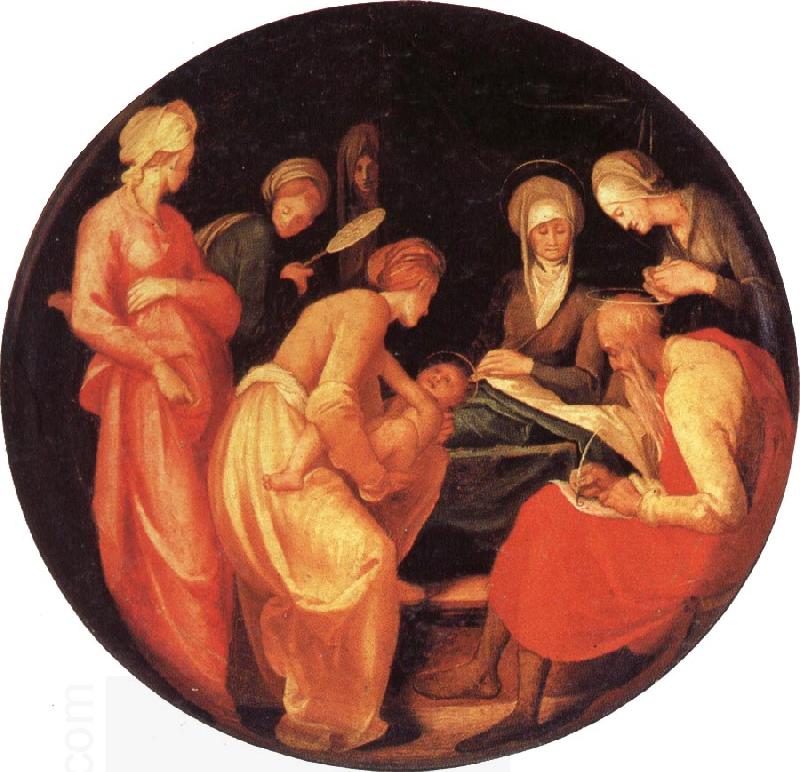Pontormo The Birth of the Baptist oil painting picture