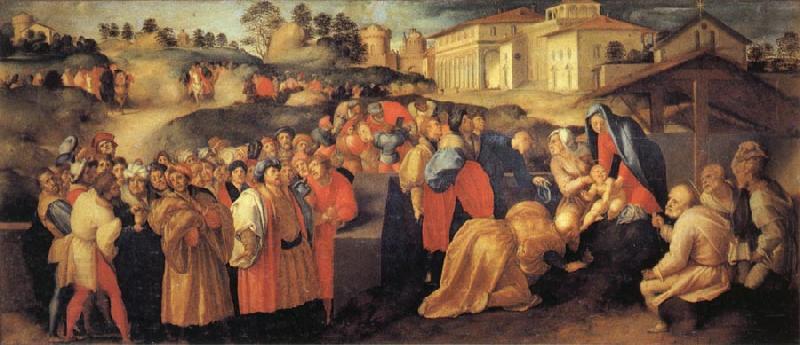 Pontormo The Adoration of the Magi oil painting picture