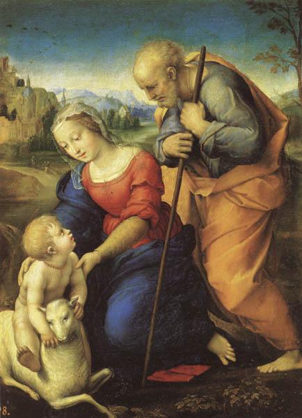 Raphael The Holy Family wtih a Lamb China oil painting art