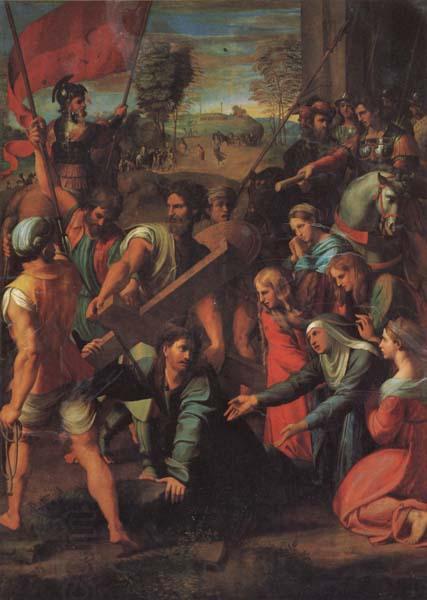 Raphael Christ Falls on the Road to Calvary China oil painting art