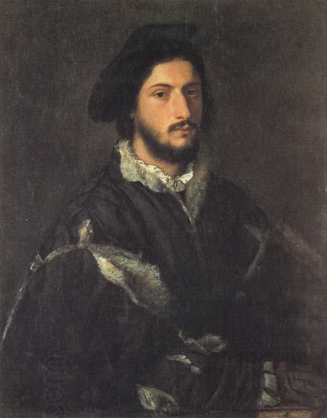 Titian Portrait of a Gentleman oil painting picture