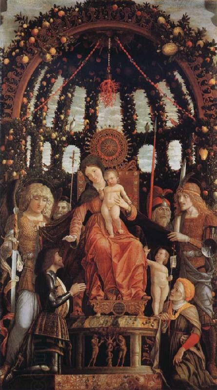 Correggio Andrea Mantegna Madonna della Vittoria