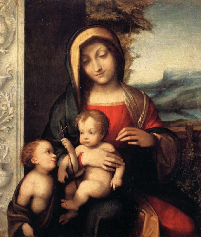 Correggio Madonna and Child with the Young Saint John China oil painting art