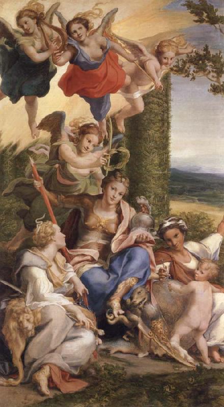 Correggio Allegorie des vertus on La vertu heroique victorieuse des vices China oil painting art