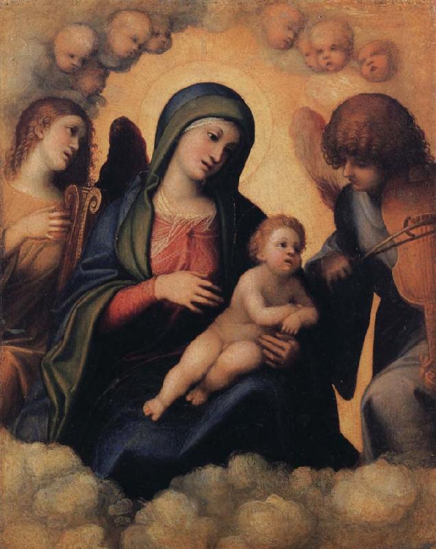 Correggio Madonna and Child with Angels playing Musical Instruments China oil painting art