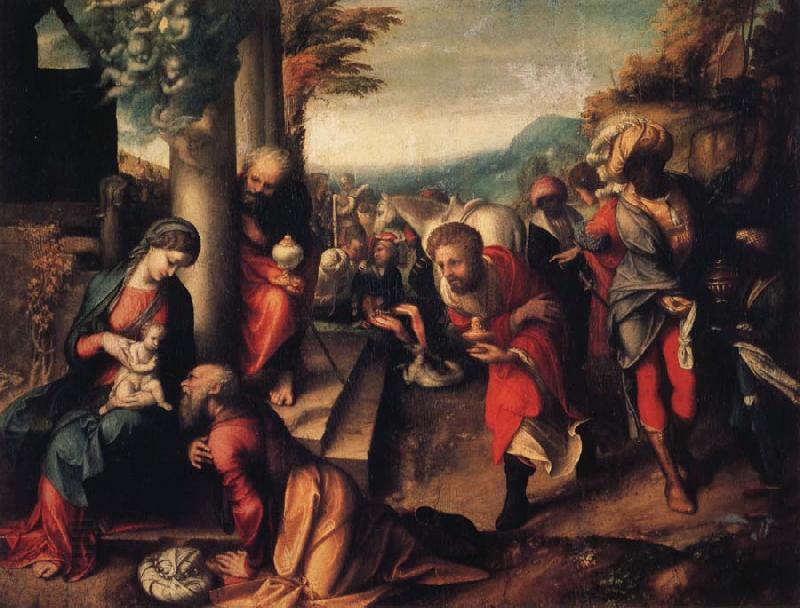 Correggio Adoration of the Magi oil painting picture