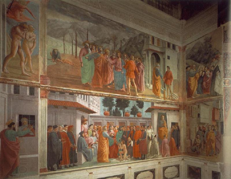 MASACCIO Frescoes in the Cappella Brancacci China oil painting art