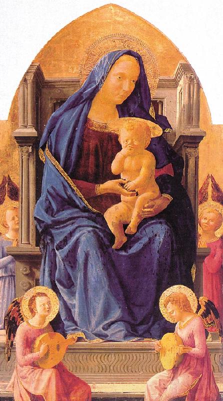 MASACCIO Madonna with Child and Angels China oil painting art
