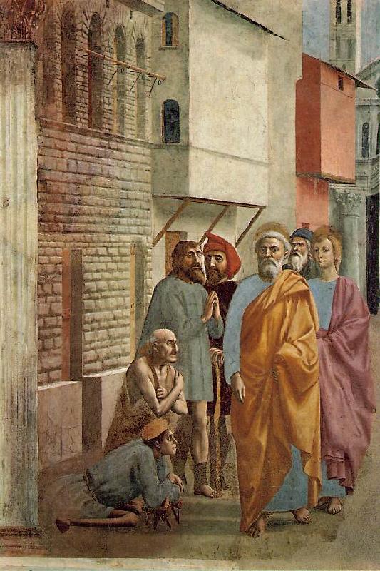 MASACCIO St Peter Healing the Sick with his Shadow China oil painting art