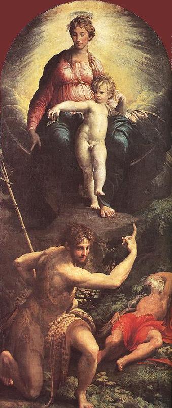 PARMIGIANINO The Vision of St Jerome