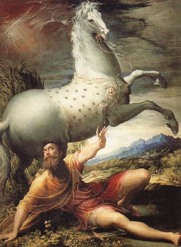 PARMIGIANINO The Conversion of St Paul China oil painting art