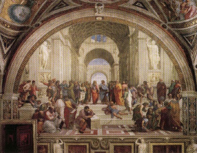 Raphael School of Athens oil painting picture
