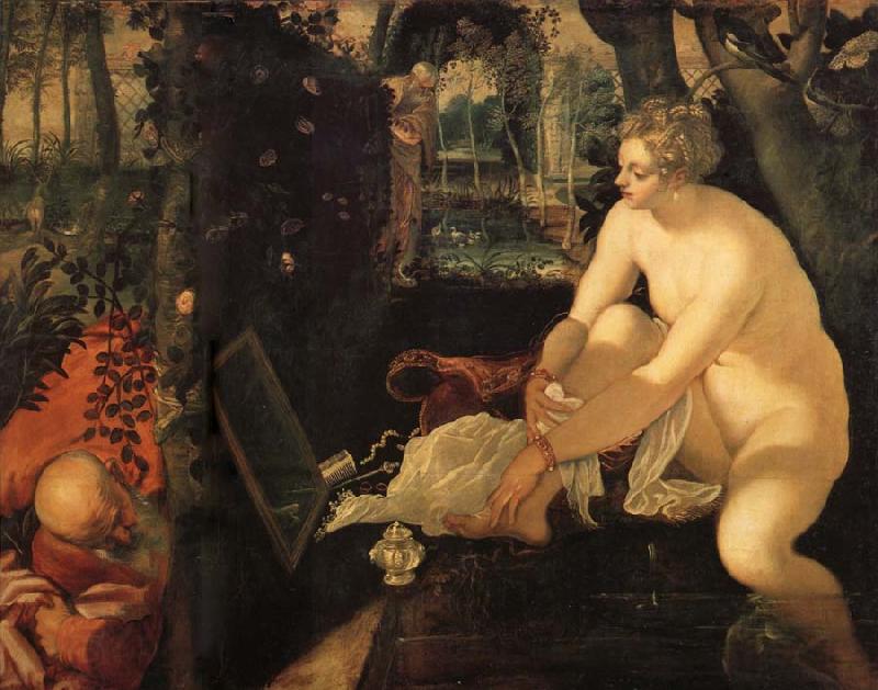 Tintoretto Susanna and the Elders oil painting picture