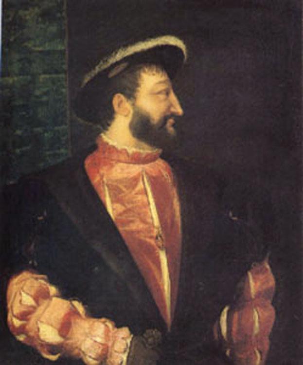 Titian Francois I King of France (mk05) oil painting picture