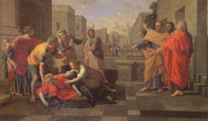 Poussin The Death of Sapphira (mk05) China oil painting art