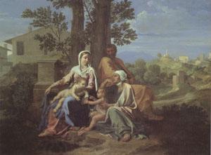 Poussin The Holy Family in a Landscape (mk05) China oil painting art
