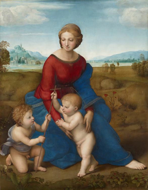 Raphael Madonna of the Meadows (mk08) China oil painting art