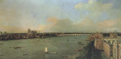 Canaletto Il Tamigi col ponte di Westminster nel fondo (mk21)