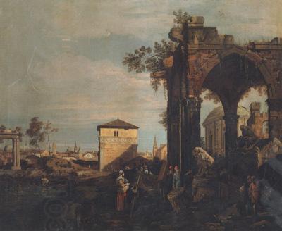 Canaletto Paesaggio con rovine (mk21) China oil painting art