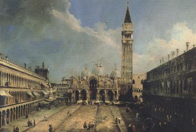 Canaletto Piazza S.Marco con la basilica di fronte (mk21) China oil painting art