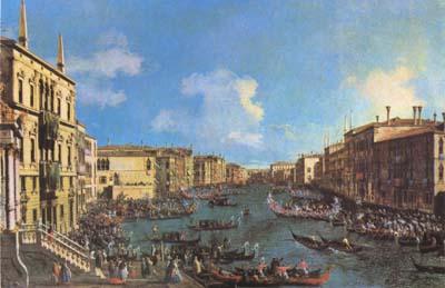 Canaletto Regatta on the Canale Grande (mk08) China oil painting art