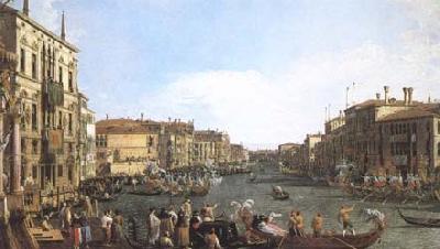 Canaletto A Regatta on the Grand Canal (mk25) oil painting picture