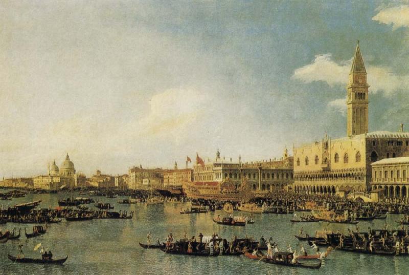 Canaletto Venice:The Basin of San Marco on Ascension Day China oil painting art