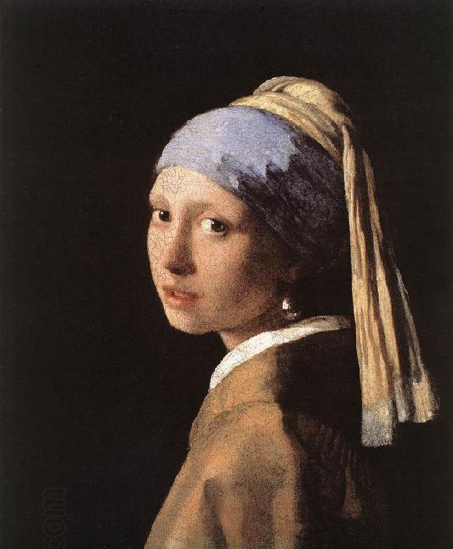 JanVermeer Girl with a Pearl Earring China oil painting art