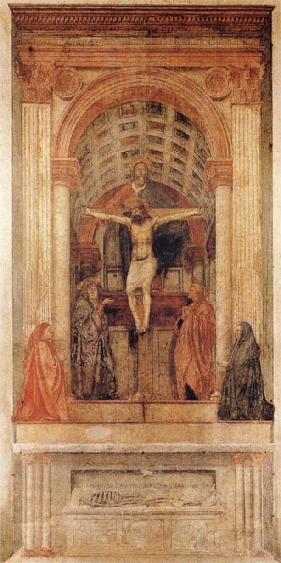 MASACCIO The Trinity oil painting picture