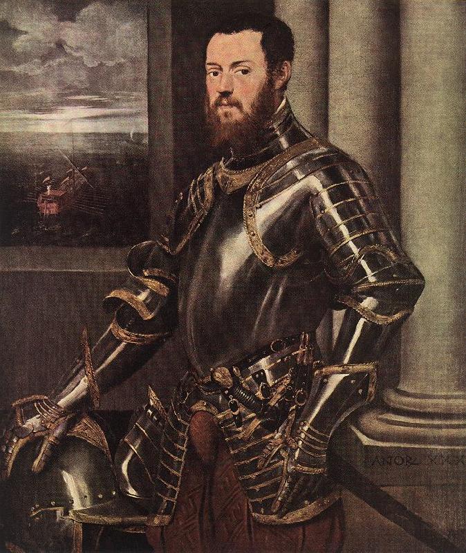 Tintoretto Man in Armour China oil painting art